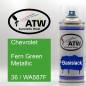 Preview: Chevrolet, Fern Green Metallic, 36 / WA587F: 400ml Sprühdose, von ATW Autoteile West.